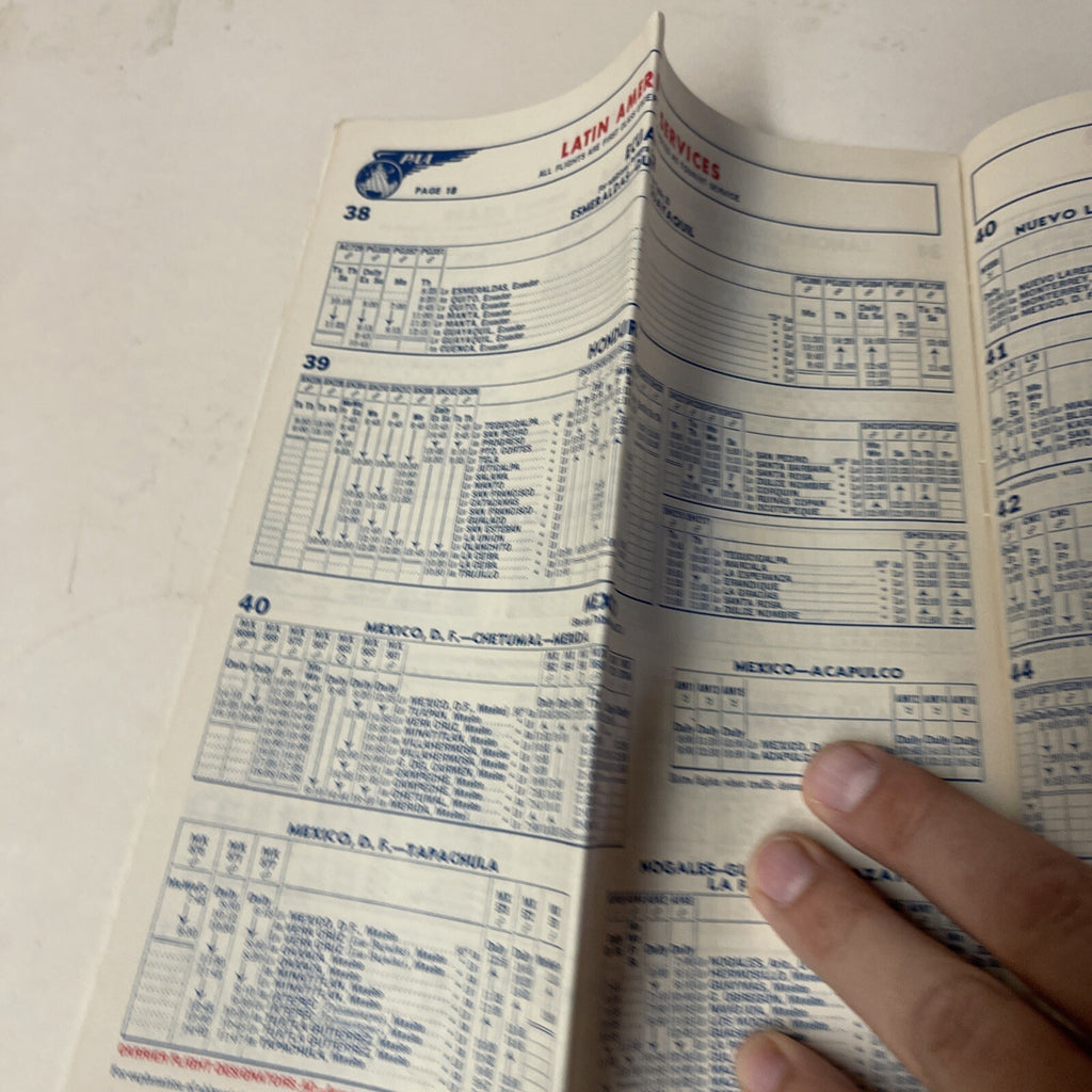 Pan American December 1952 AIRLINE TIMETABLE SCHEDULE Brochure flight Map5