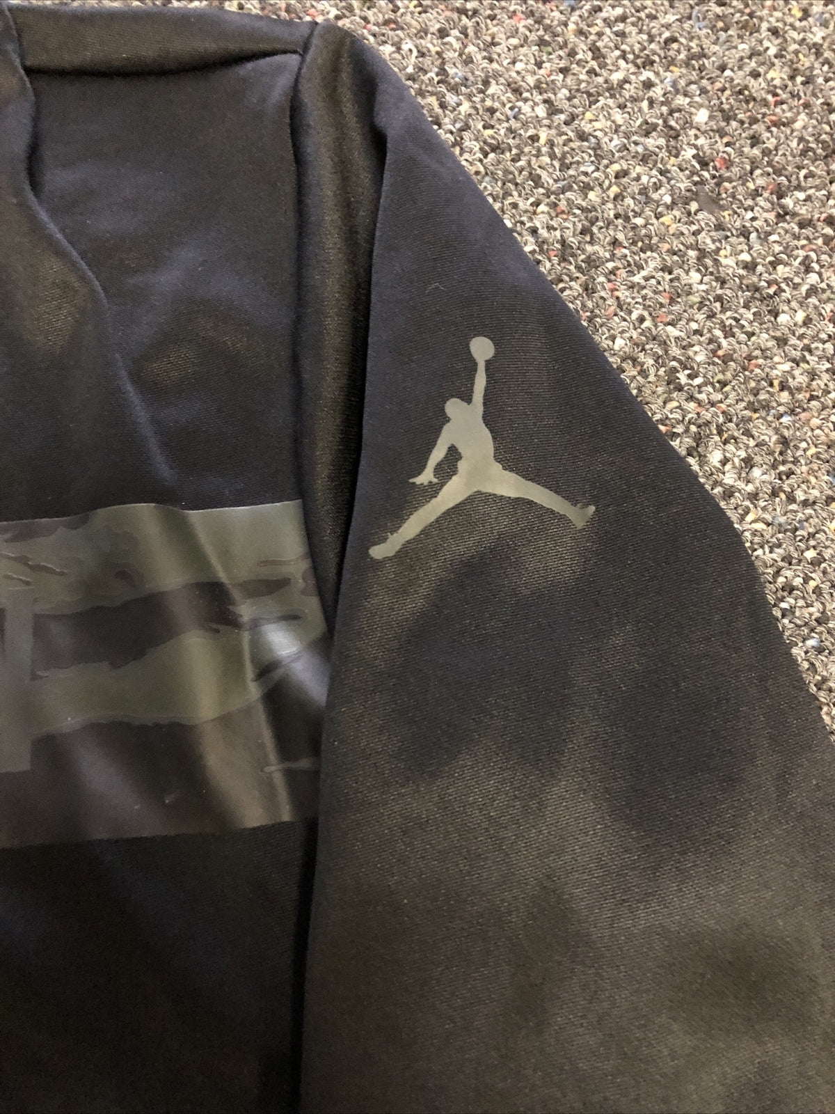 MEN'S JORDAN HOODIE PULL-OVER BLACK  SIZE S2