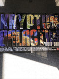 VINTAGE SUPERMAN/FANTASTIC FOUR Krypton Calactus Dc Comics PROMO POSTER0
