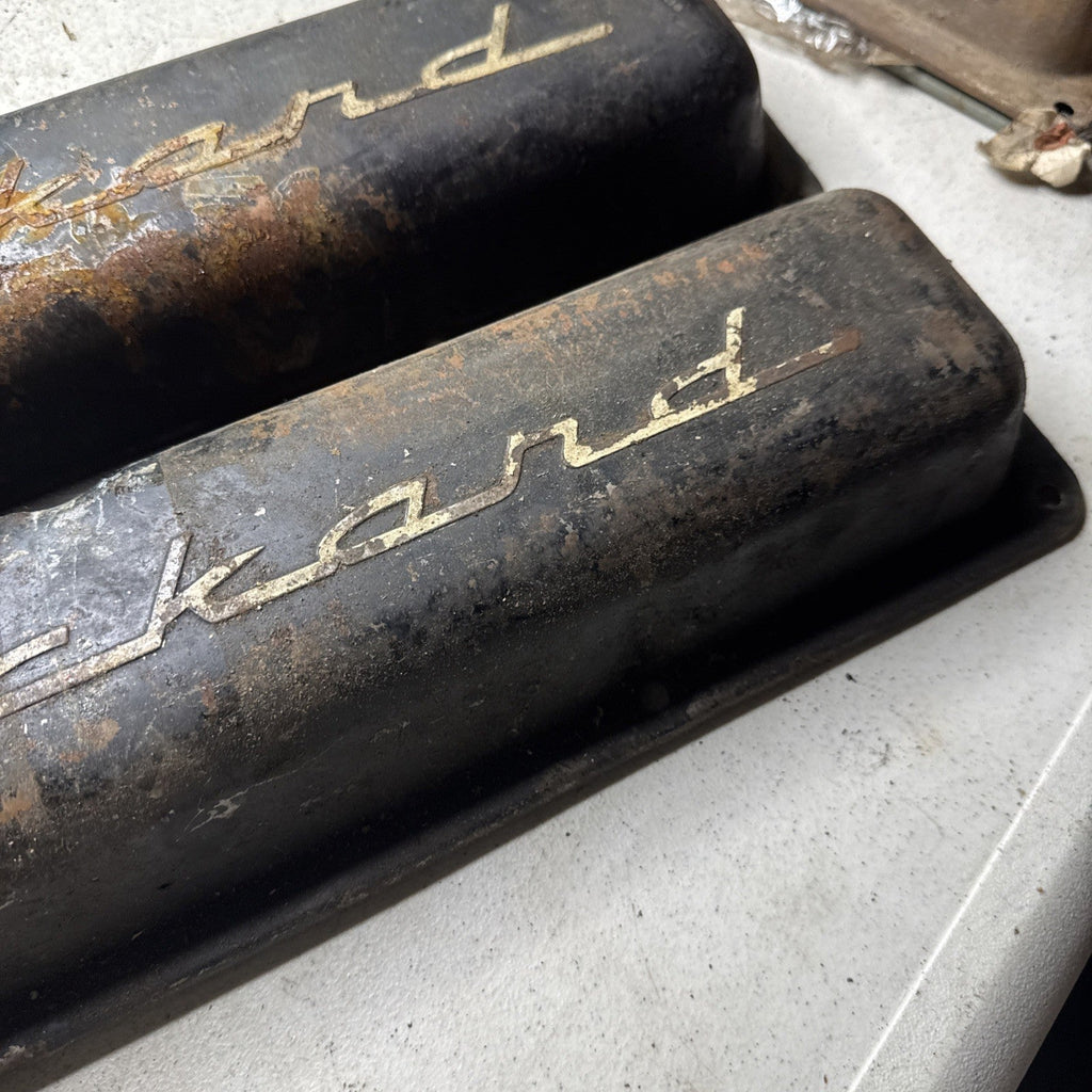 Vintage Packard Valve Cover – Pair – Original – Rat Rod scta4