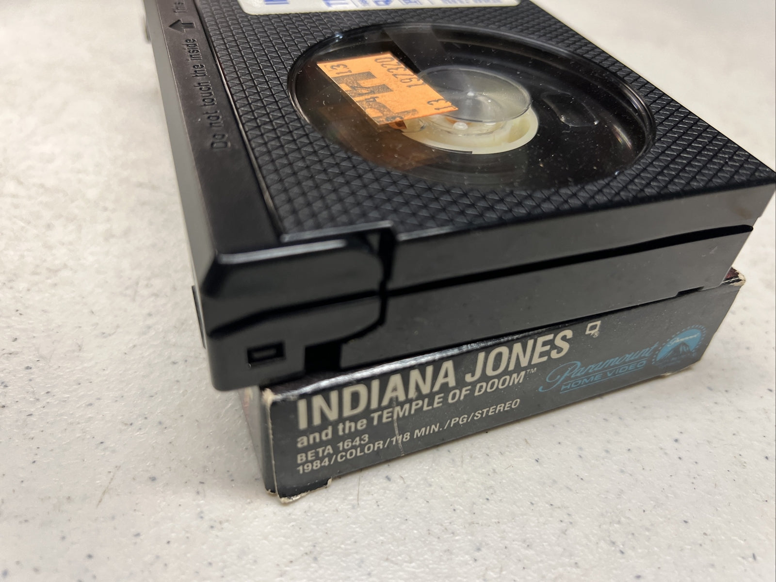 Indiana Jones and the Temple of Doom 1986 VHS Video Tape BETA 1643 Paramount9