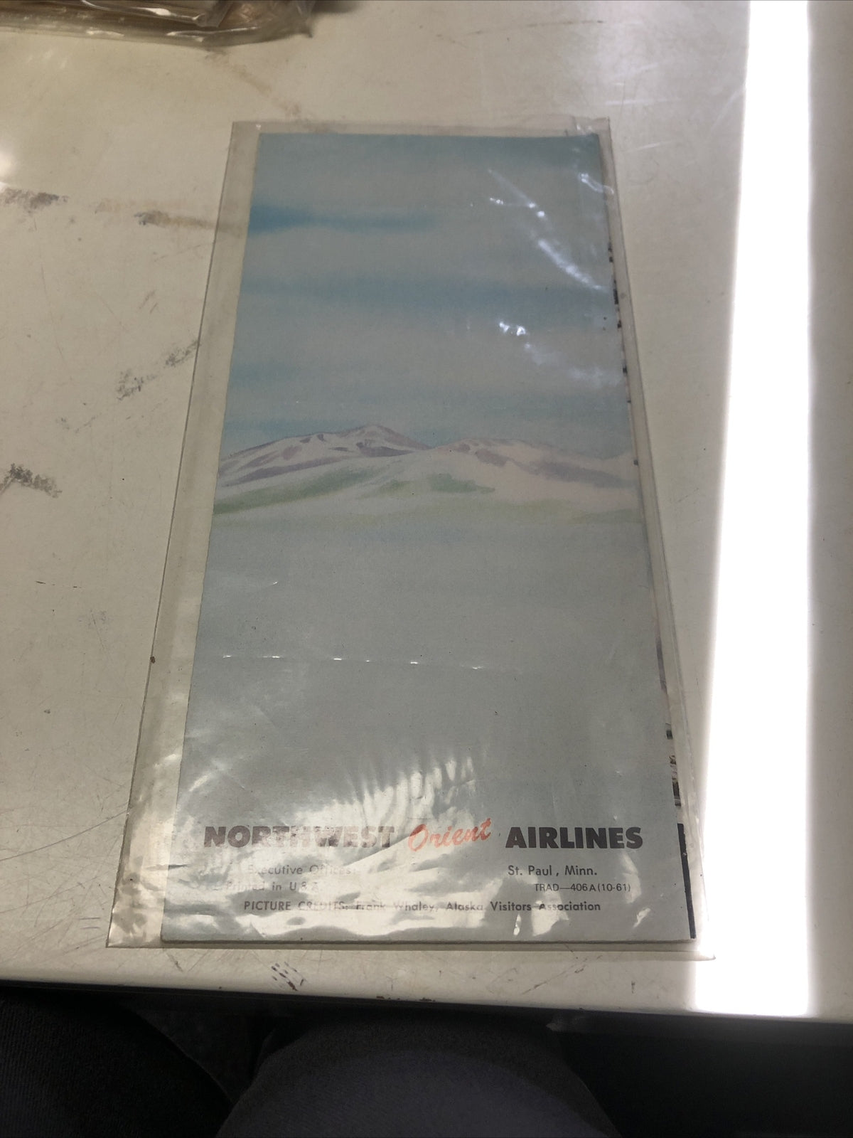 1962 Travel Brochure Northwest Orient Airlines Airventure Holidays Alaska Totem1