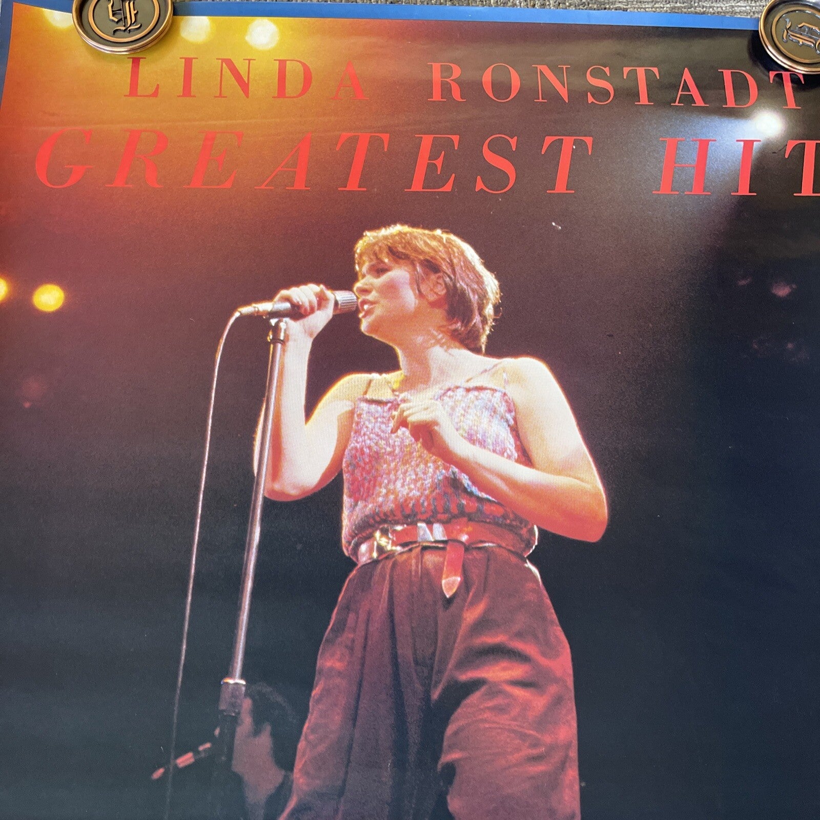 #74 1980 Linda Ronstadt Greatest Hits Record Store Promo Poster 30” X 40”3