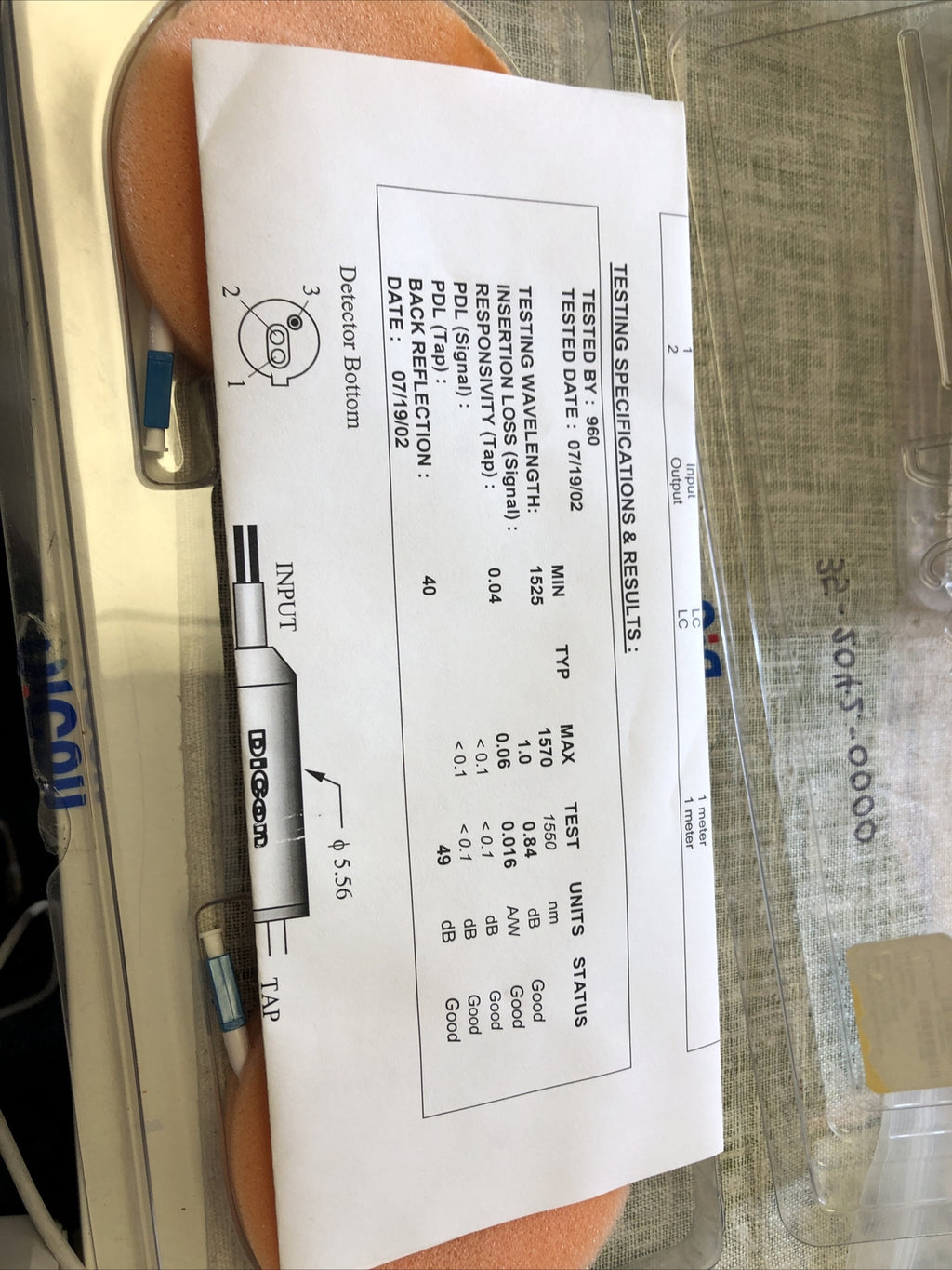 DICON Fiber Optic TD-2-9-15/16-LC-N-1 With Test Report3