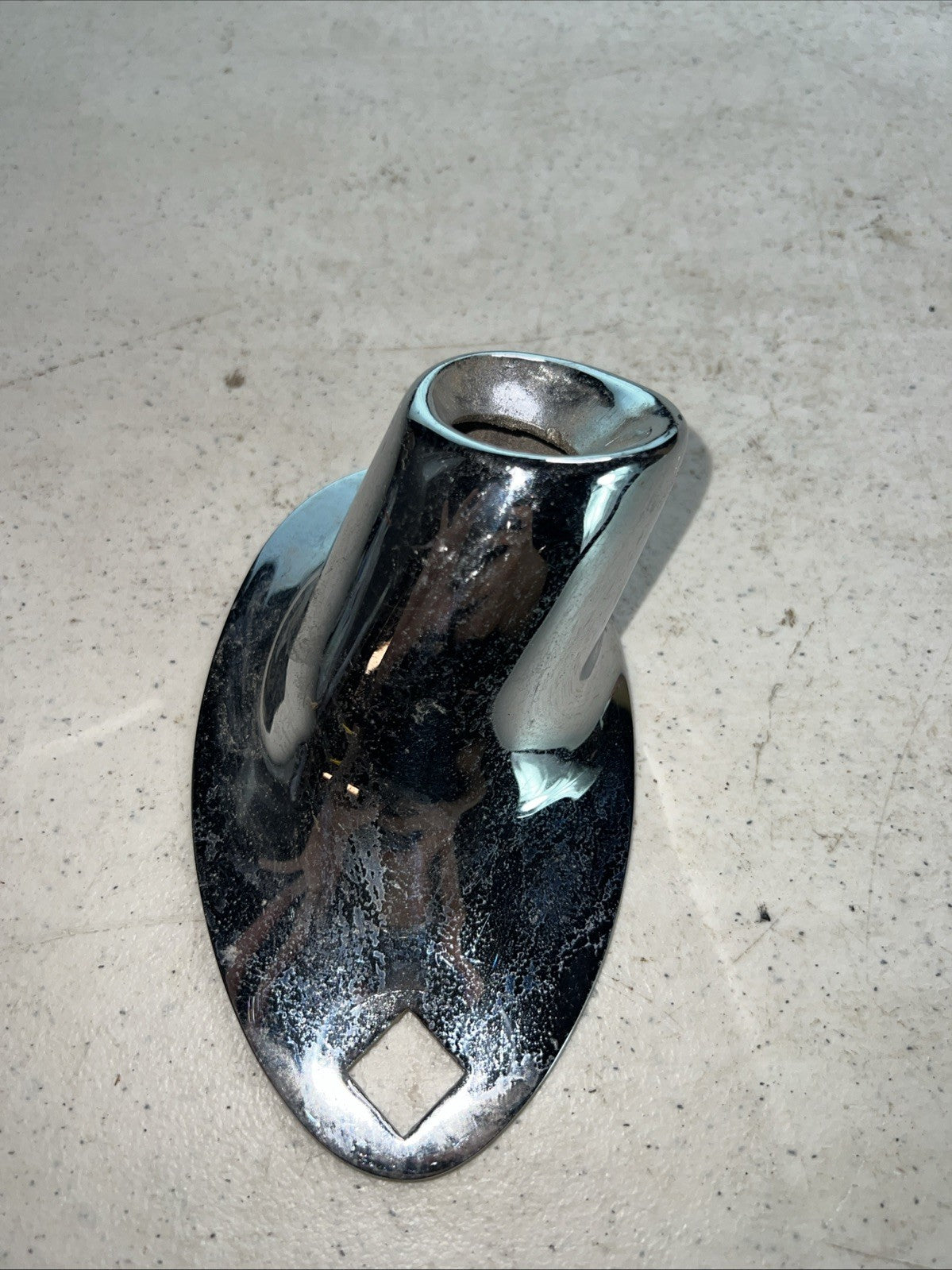 Vintage 1933-1934 Ford Headlight Stand Truck Flathead V8 Coupe Sedan Old Chrome0