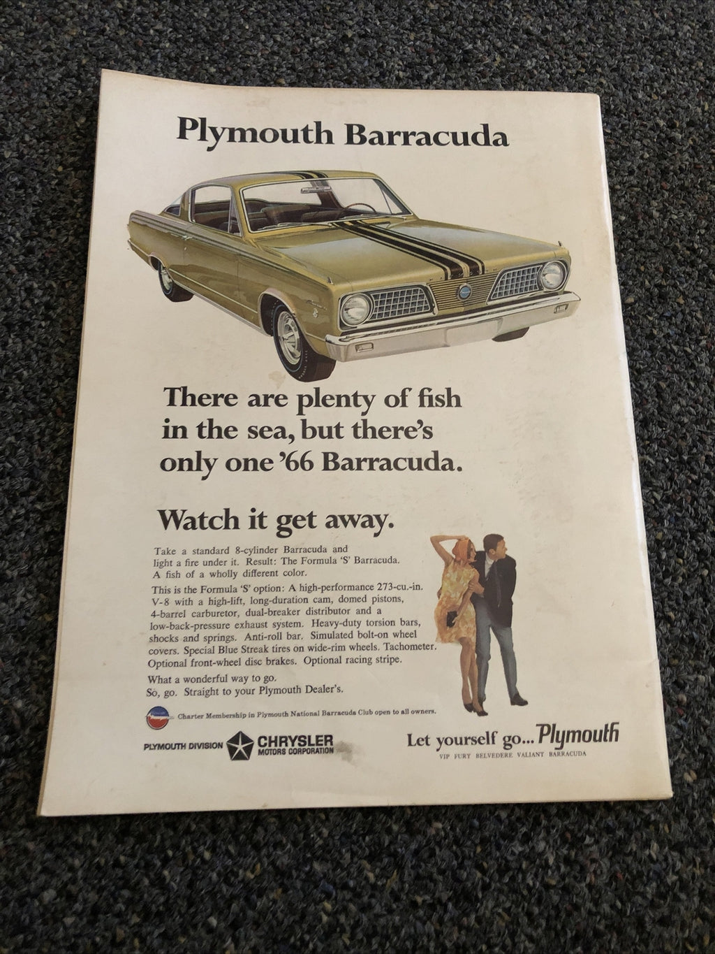 Vintage Car and Driver Magazine January 19661