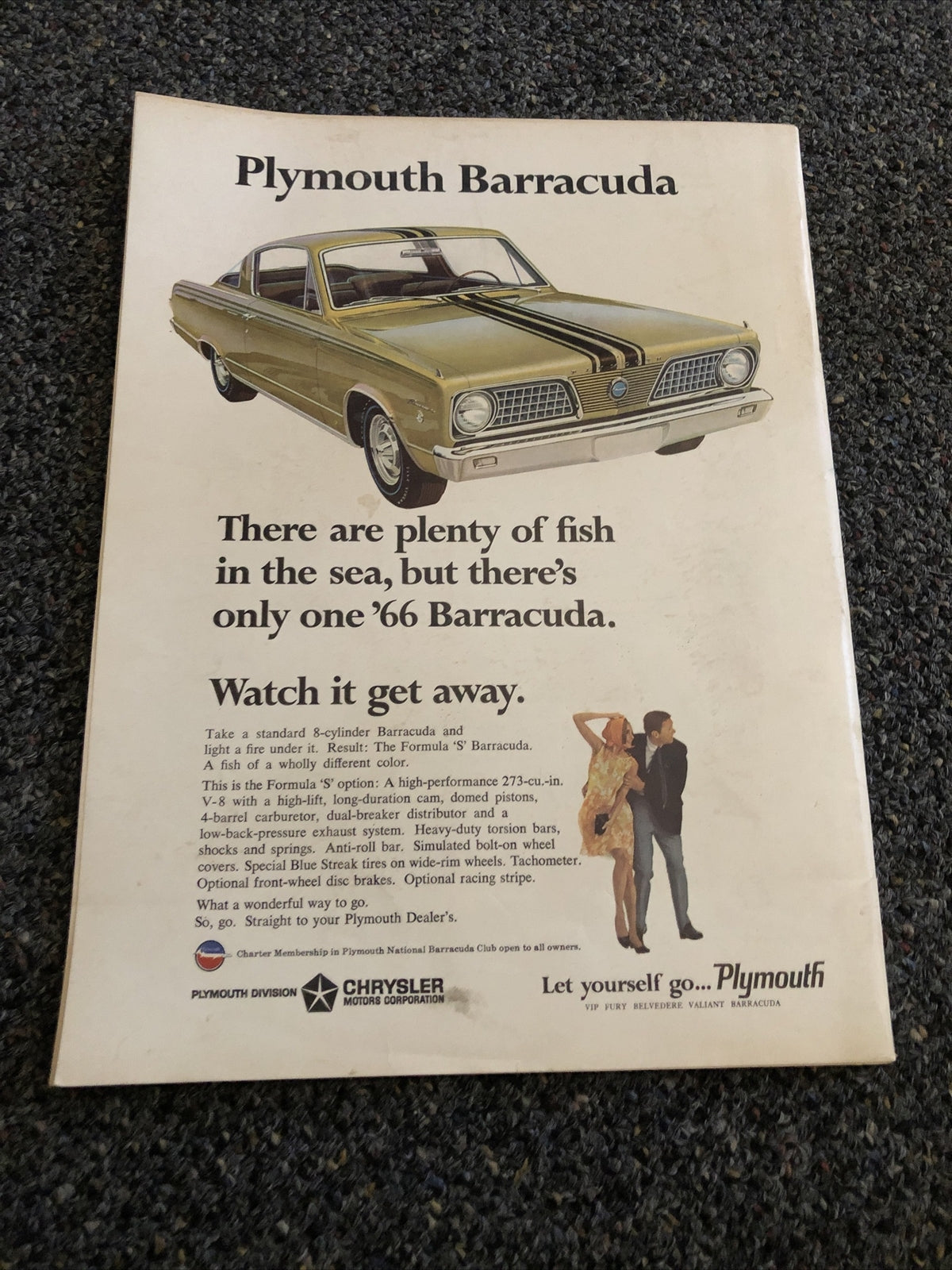 Vintage Car and Driver Magazine January 19661