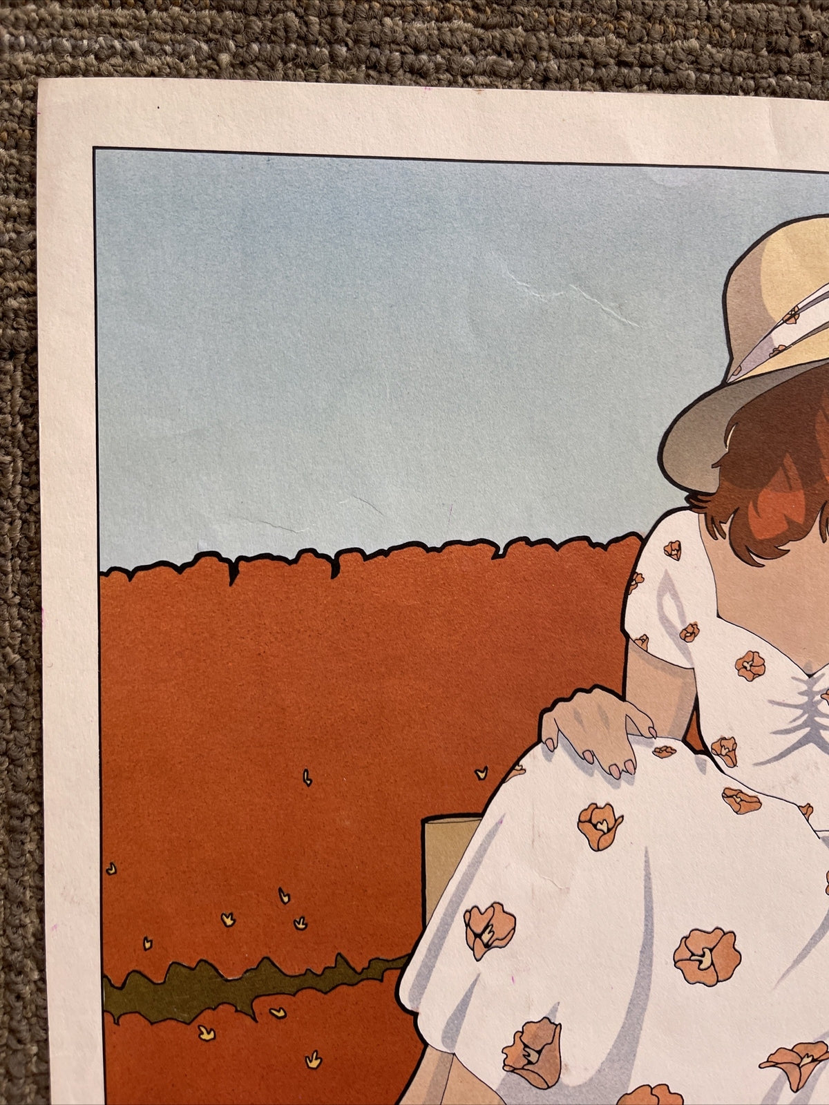 Vintage Design Concepts Menlo Park Tea Lautrec Lithograph Poster 1979 Gilbert4