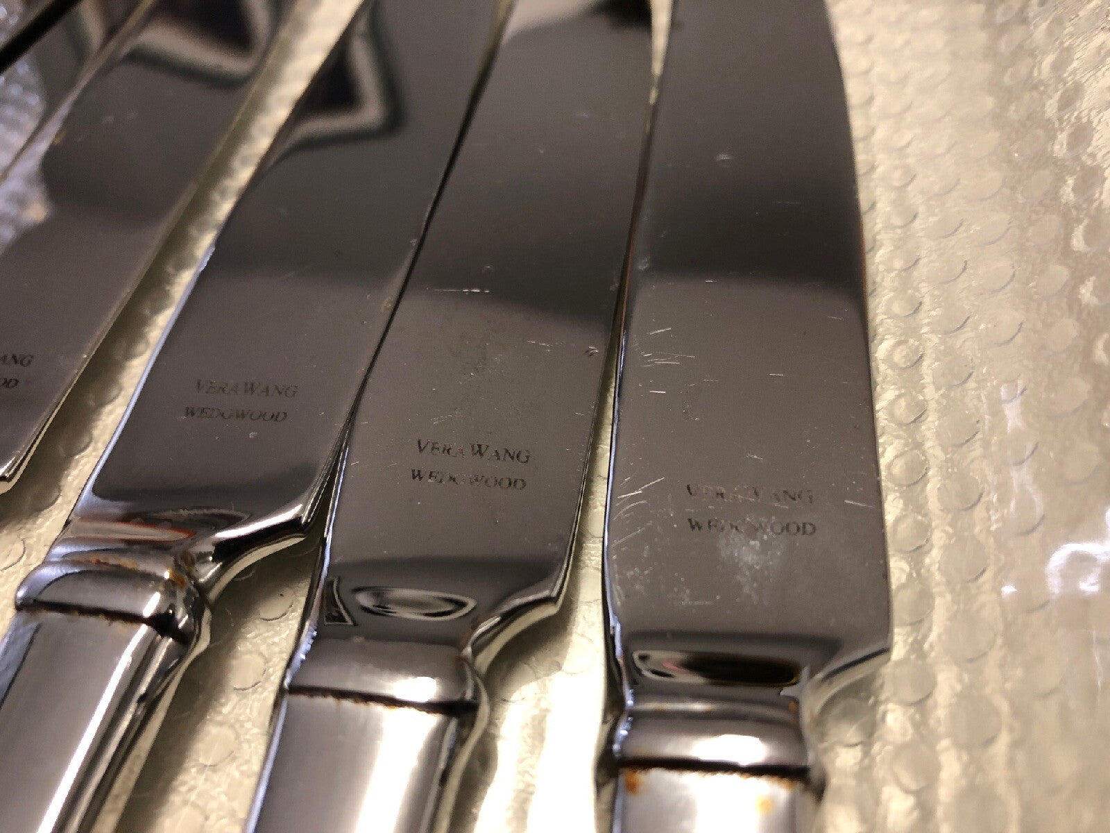 Lot 7 VERA WANG WEDGWOOD LOVE PEARL CAKE KNIFE & SERVER WEDDING ANNIVERSARY2
