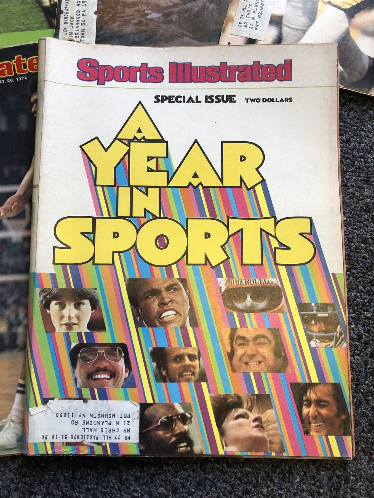 Vintage Lot Of 13 Sports Illustrated Magazines 1970’s Baseball Boxing3