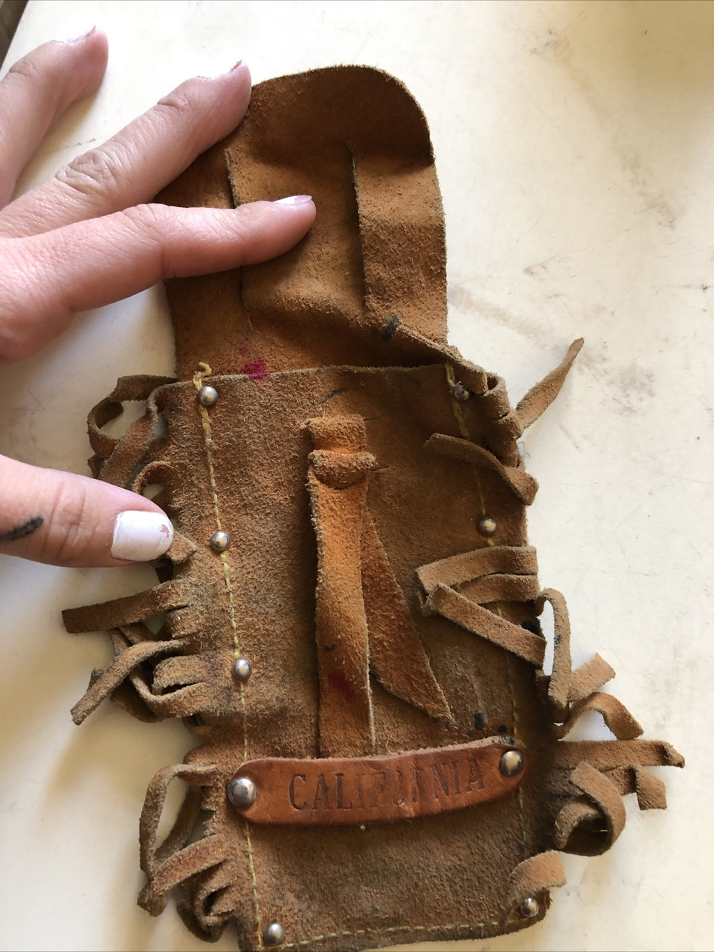 Vintage Sheath ,Belt Loop, Knife Holder Carrier “California”1