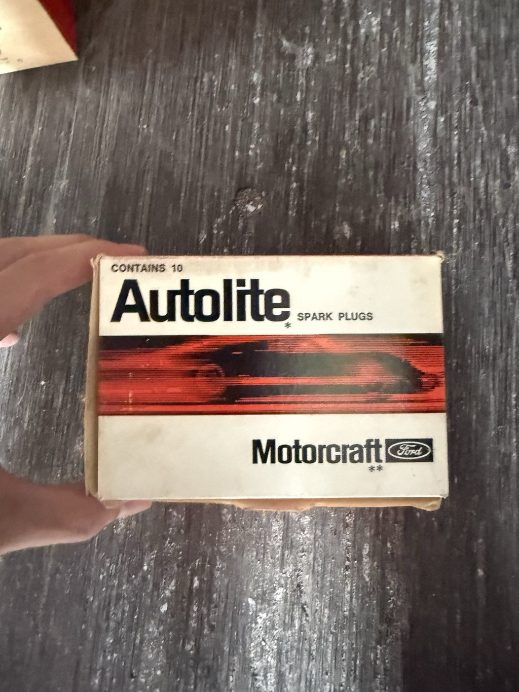 Full Unopened Box 10 NOS Motorcraft Autolite ARF42 Spark Plugs1