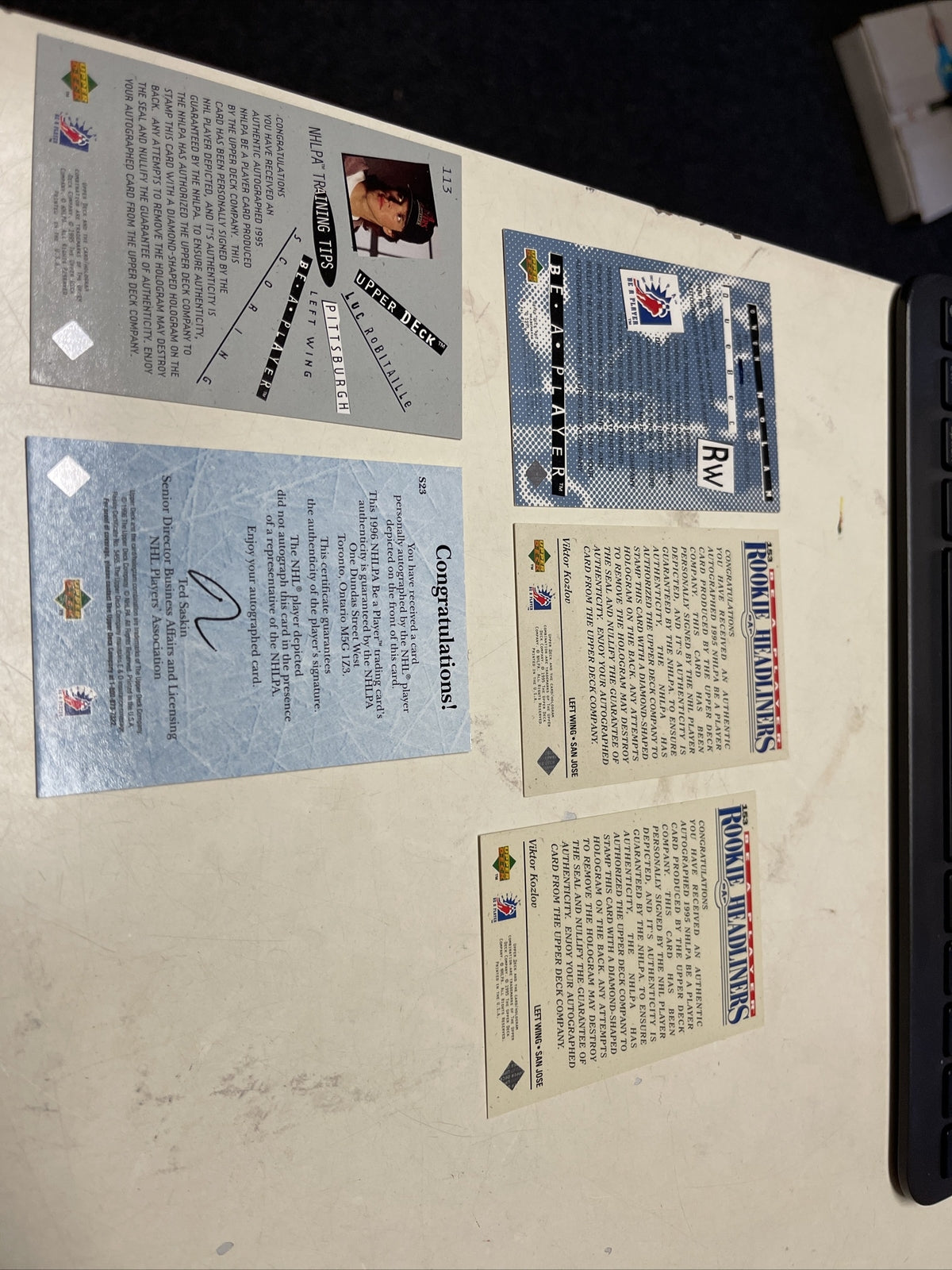 Hockey Rc Auto Lot Owen Nolan Irbe Luc Robitaille Victor Kozlov Sj Sharks5