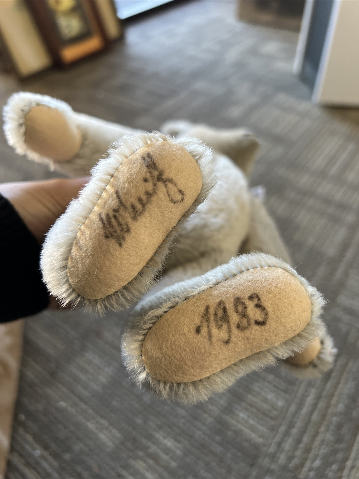 STEIFF 1902 Richard Teddybear 1983 SIGNED w/ Ear Button 0150/32 afc9