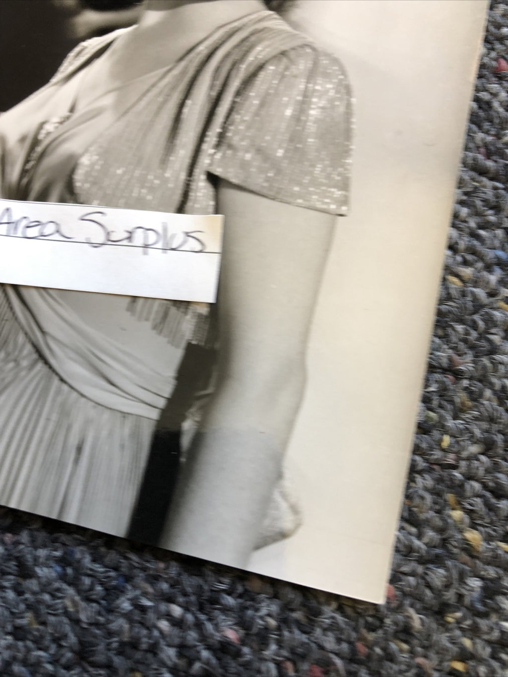 Rare Original Unpublished Photo Of ALICE FAYE Photograph Glamour Shot 7”x4.5”3