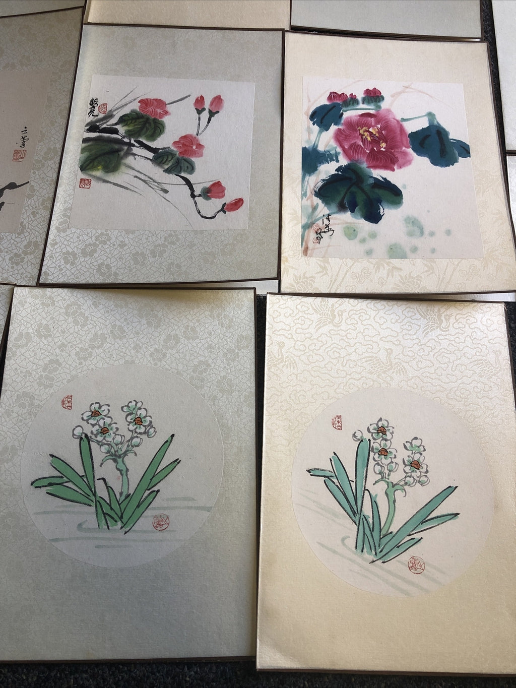 Vintage Japanese Woodblock Prints Lot Of 151