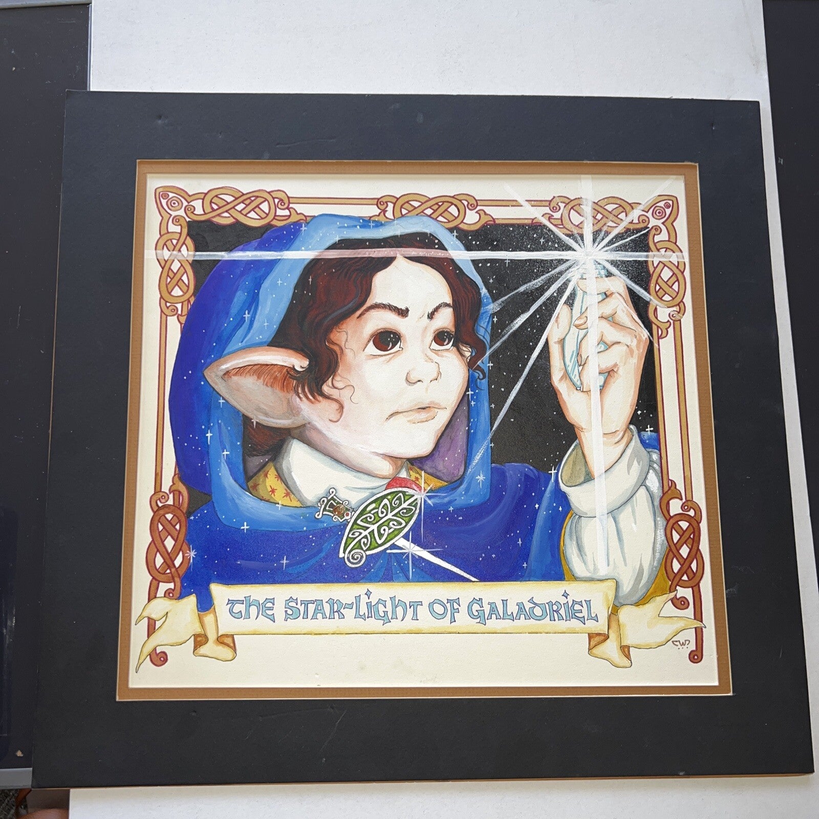 The Star-Light of Galadriel Illustration, Lord Of The Rings Artwork0