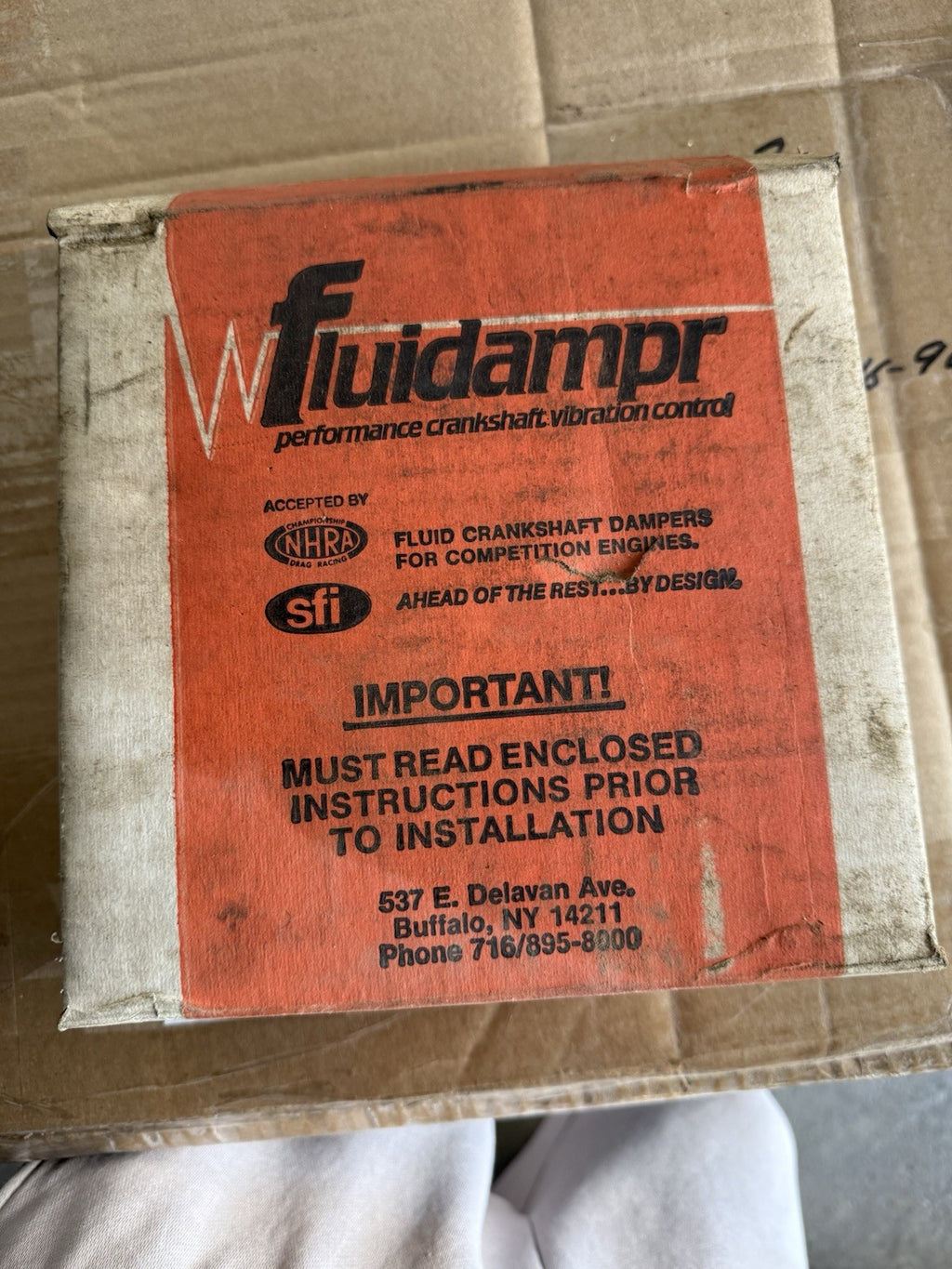 Fluidmpr SFI Spec 18.1 Harmonic Balancer Internal H000853 New5