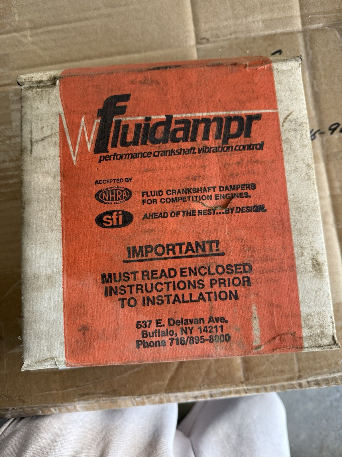Fluidmpr SFI Spec 18.1 Harmonic Balancer Internal H000853 New5