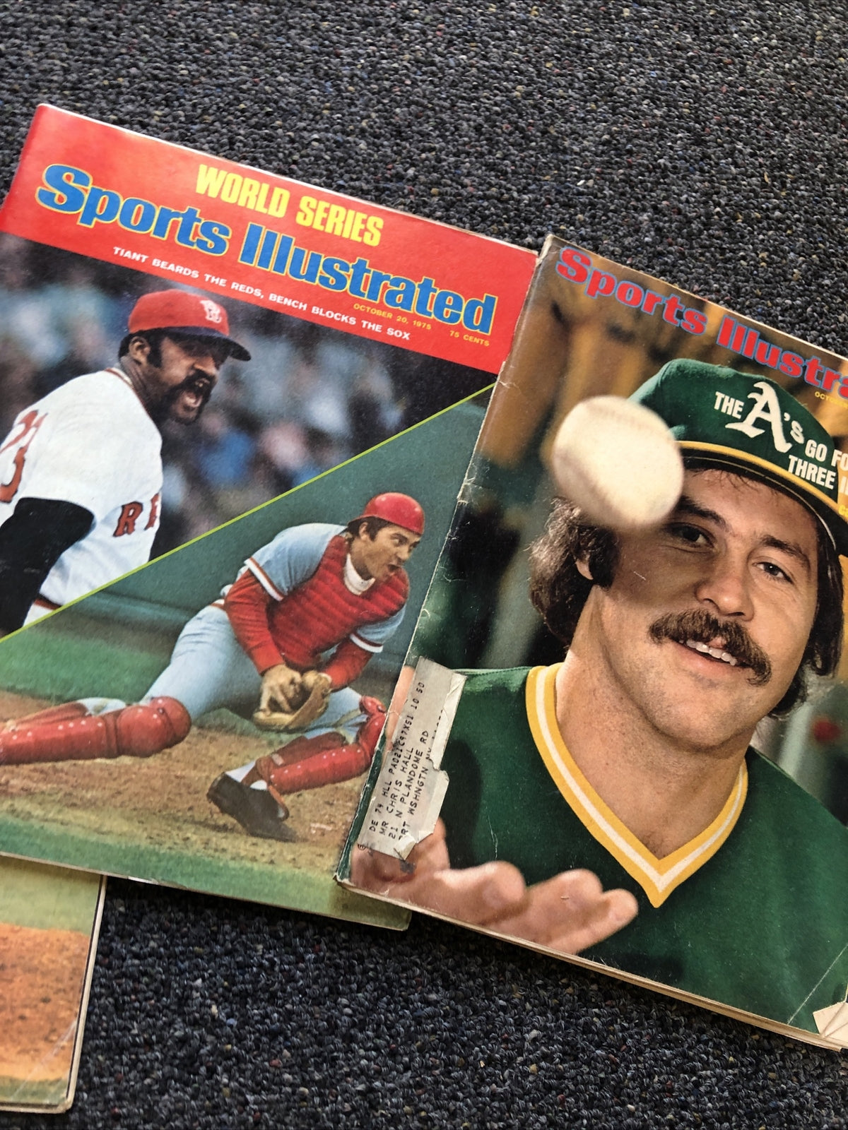 Vintage Lot Of 13 Sports Illustrated Magazines 1970’s Baseball Boxing8