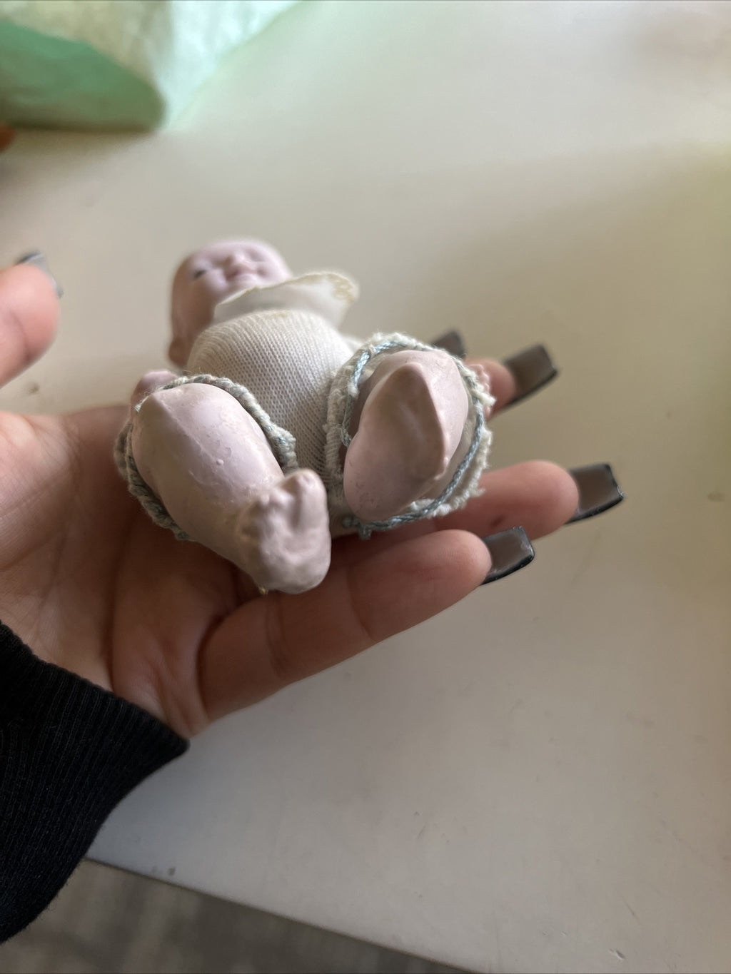 5” Vintage German Baby Boy Bisque Doll3