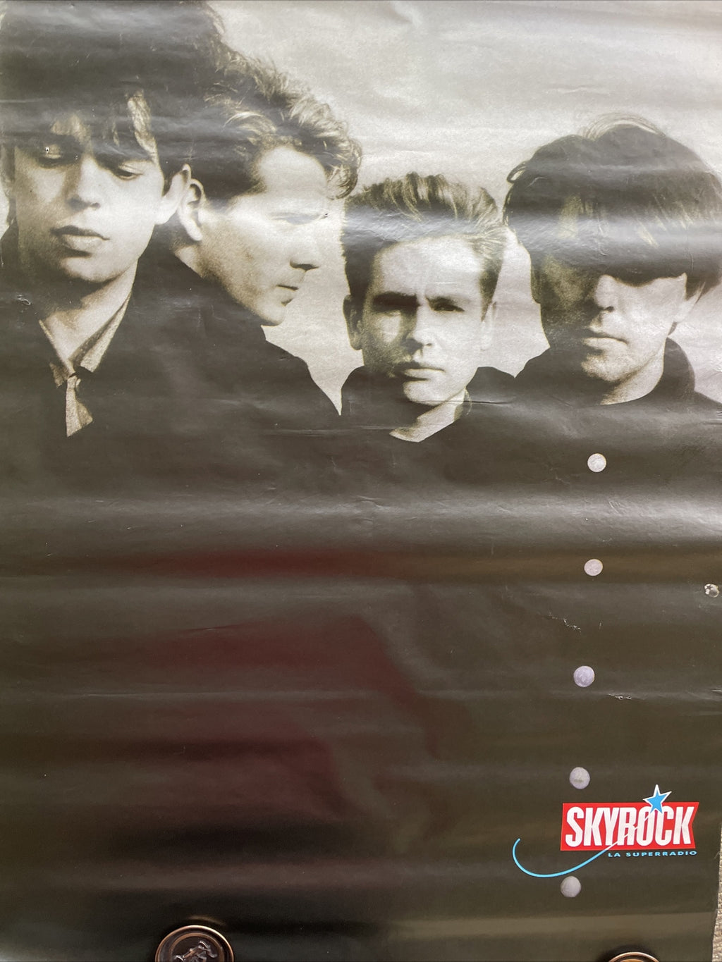 #41 1987 ECHO And The BUNNYMEN Record Store Promo Poster 31x46” NEW WAVE7