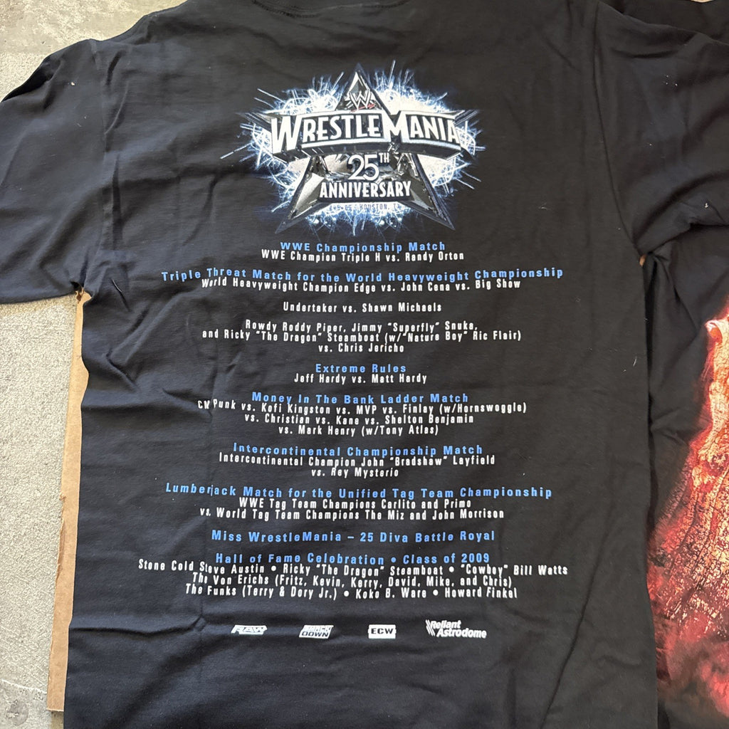 Lot of 2 WWE 2009  25th Anniversary Houston Texas & The Undertaker 20085
