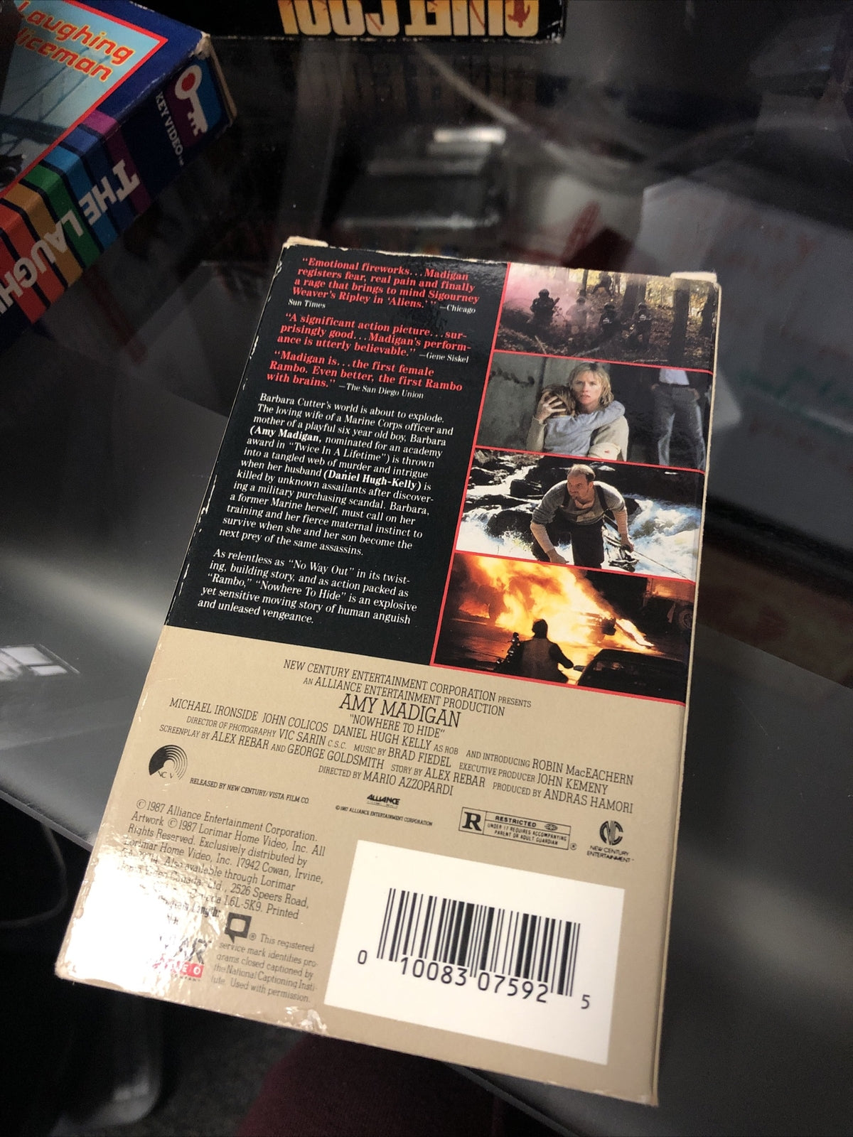 Rare Nowhere To Hide Beta Tape Not VHS Action Thriller Suspense Marine2