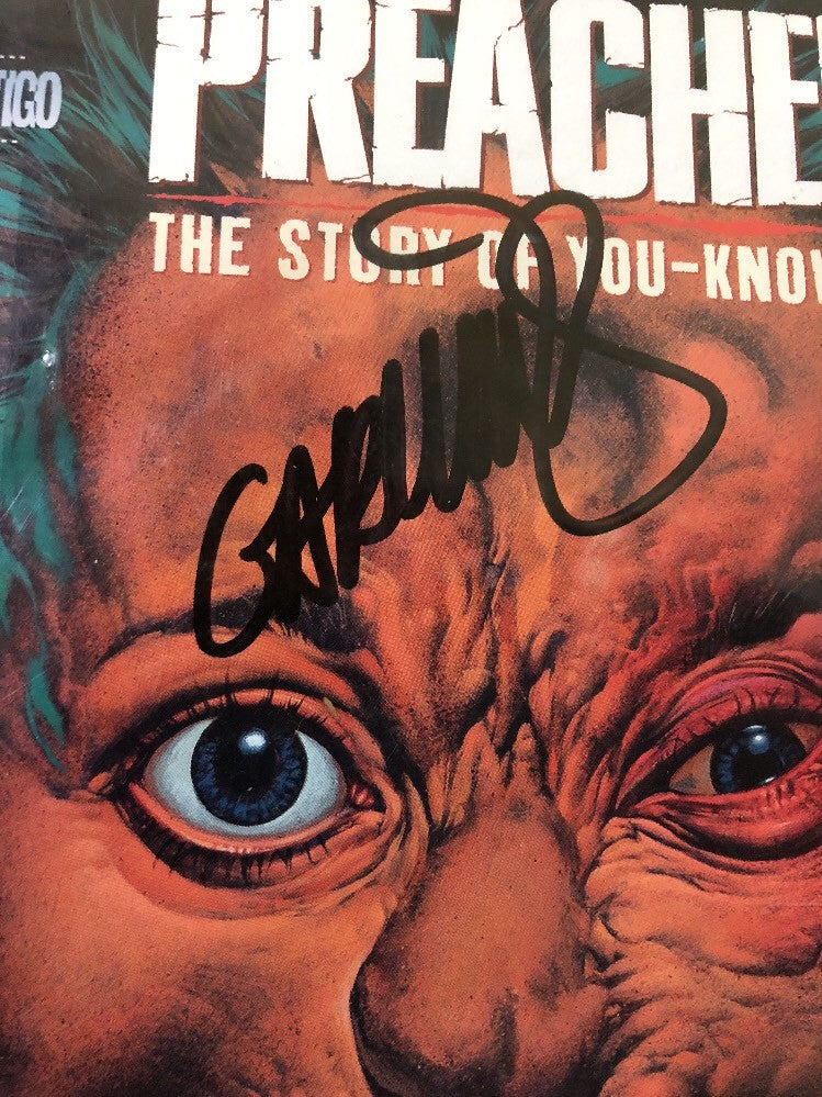 PREACHER, #1,  APR. 1995, 1ST PRINTING, GARTH ENNIS, Richard Case, Signed5