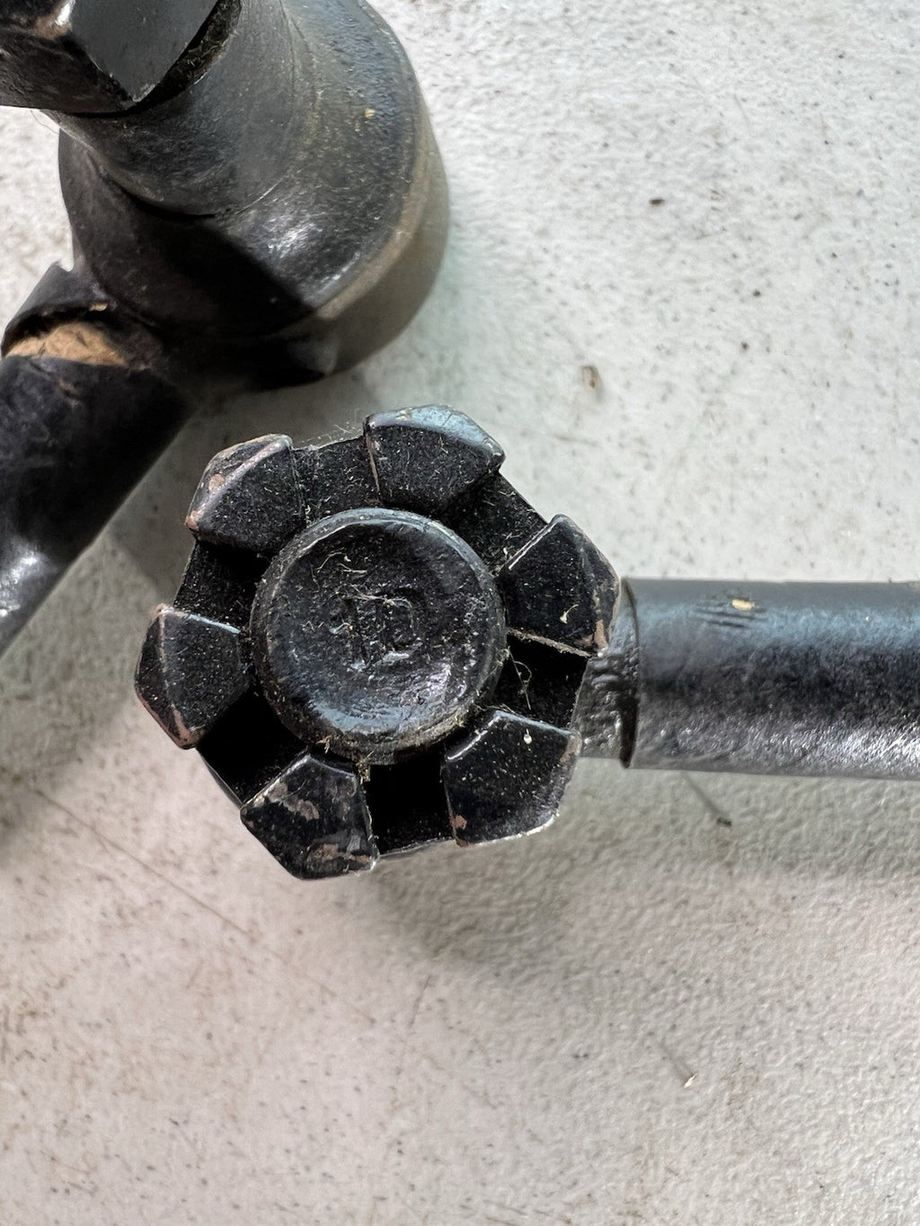 Vintage Military Aircraft Tie Rod Ends? – Pair – Marked “194R” – D-Head Castle6