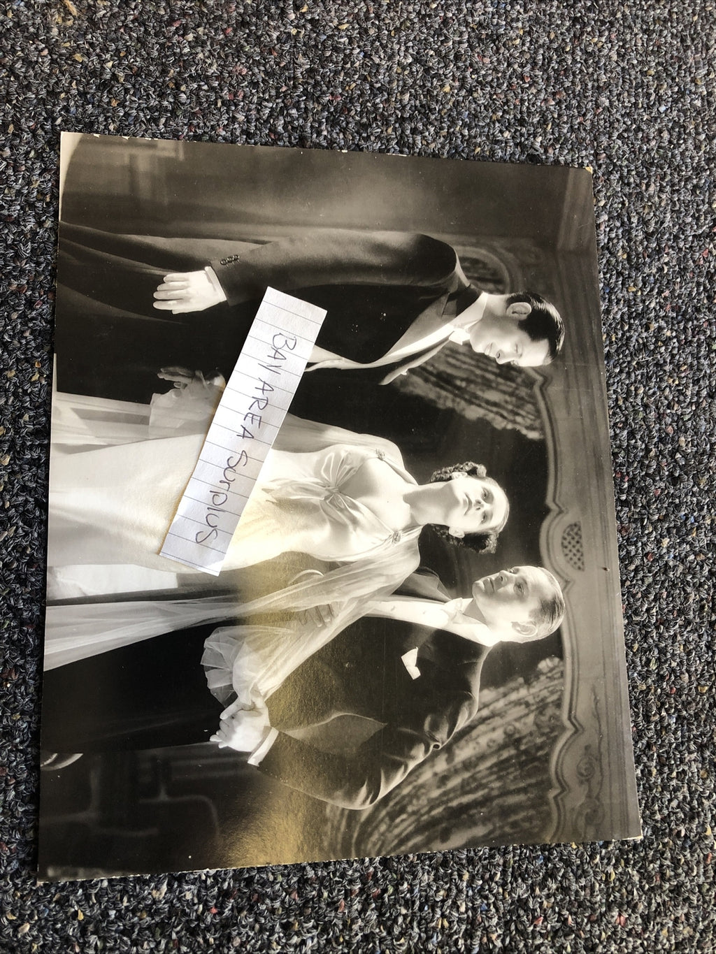 RARE Original Photo Of NORMA SHEARER & HERBERT MARSHALL Candid 10”x8”0