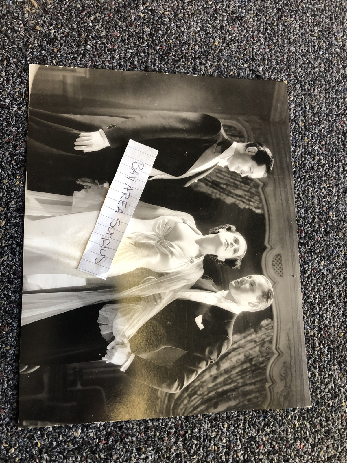 RARE Original Photo Of NORMA SHEARER & HERBERT MARSHALL Candid 10”x8”0