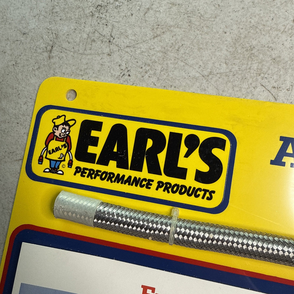 Vintage Earl’s Racing Display 15x15 – 1980s Auto-Fit Hose Promo Sign2