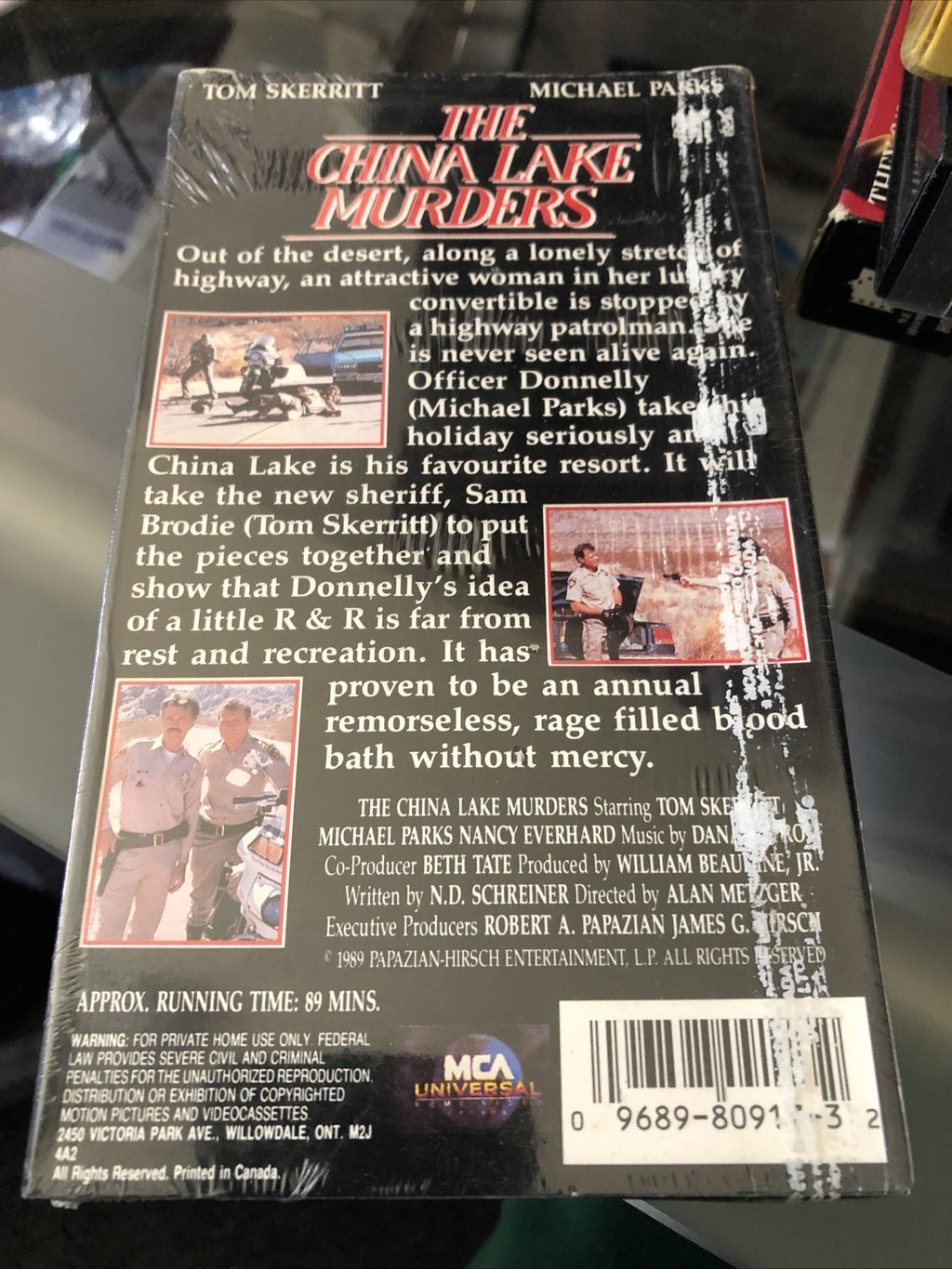 RARE Horror Beta Tape Not VHS The China Lake Murders - Pyscho Cop SEALED2