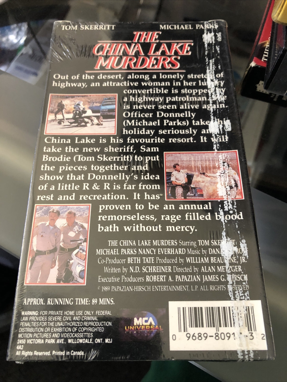 RARE Horror Beta Tape Not VHS The China Lake Murders - Pyscho Cop SEALED2
