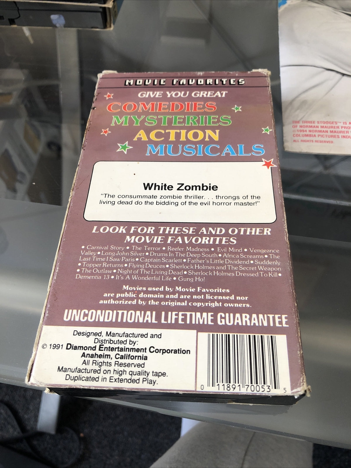 White Zombie Bela Lugosi Black & White VHS1