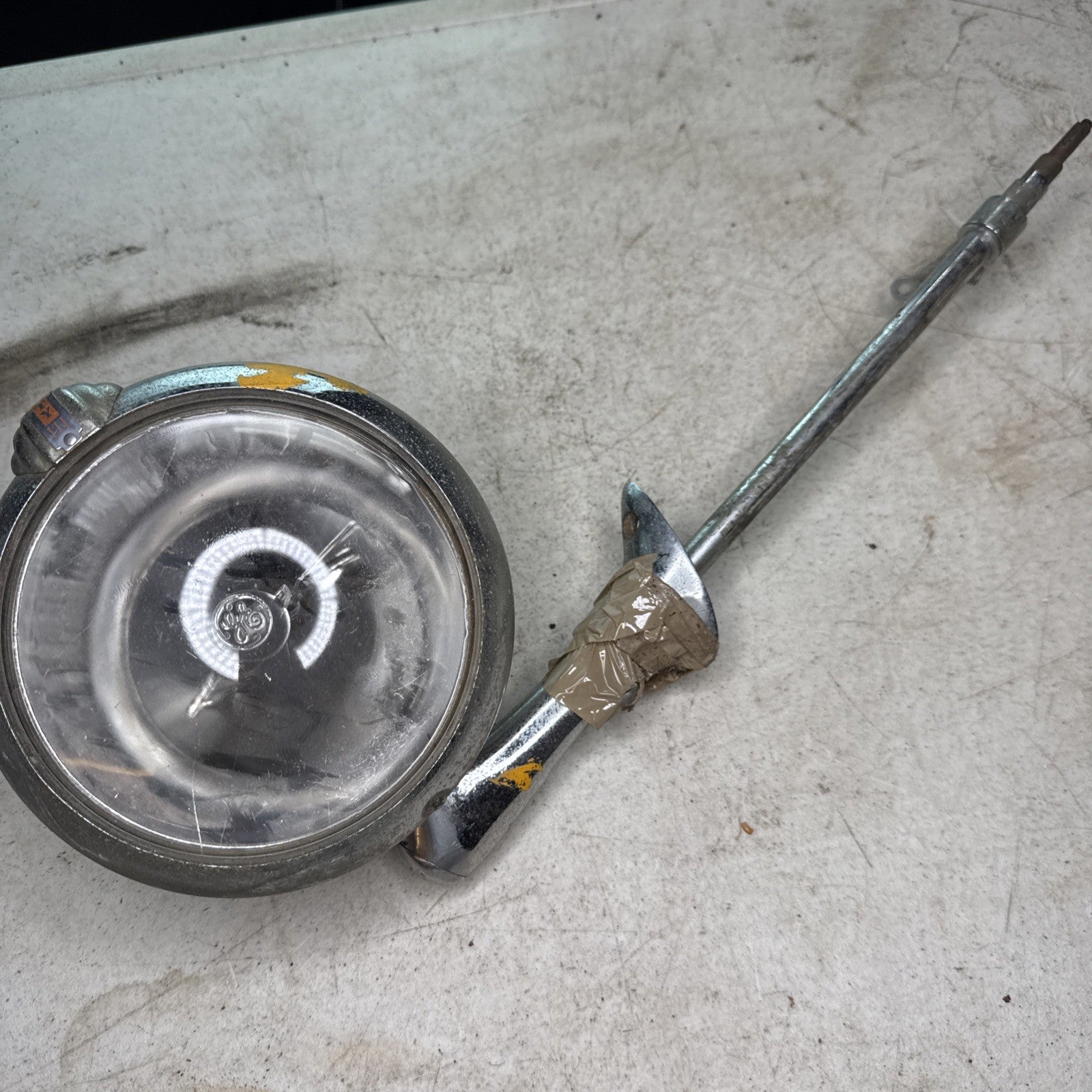 Nice vintage 1950's Unity car or truck spotlight , 5.5" bulb7