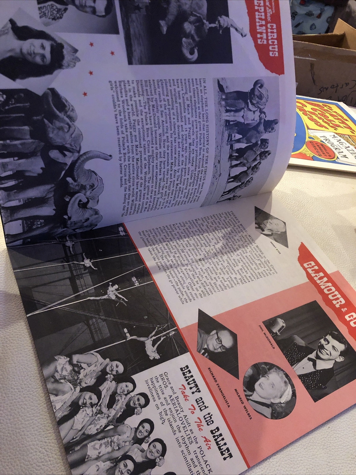 Polack Brothers  Circus Advertising Program 19652