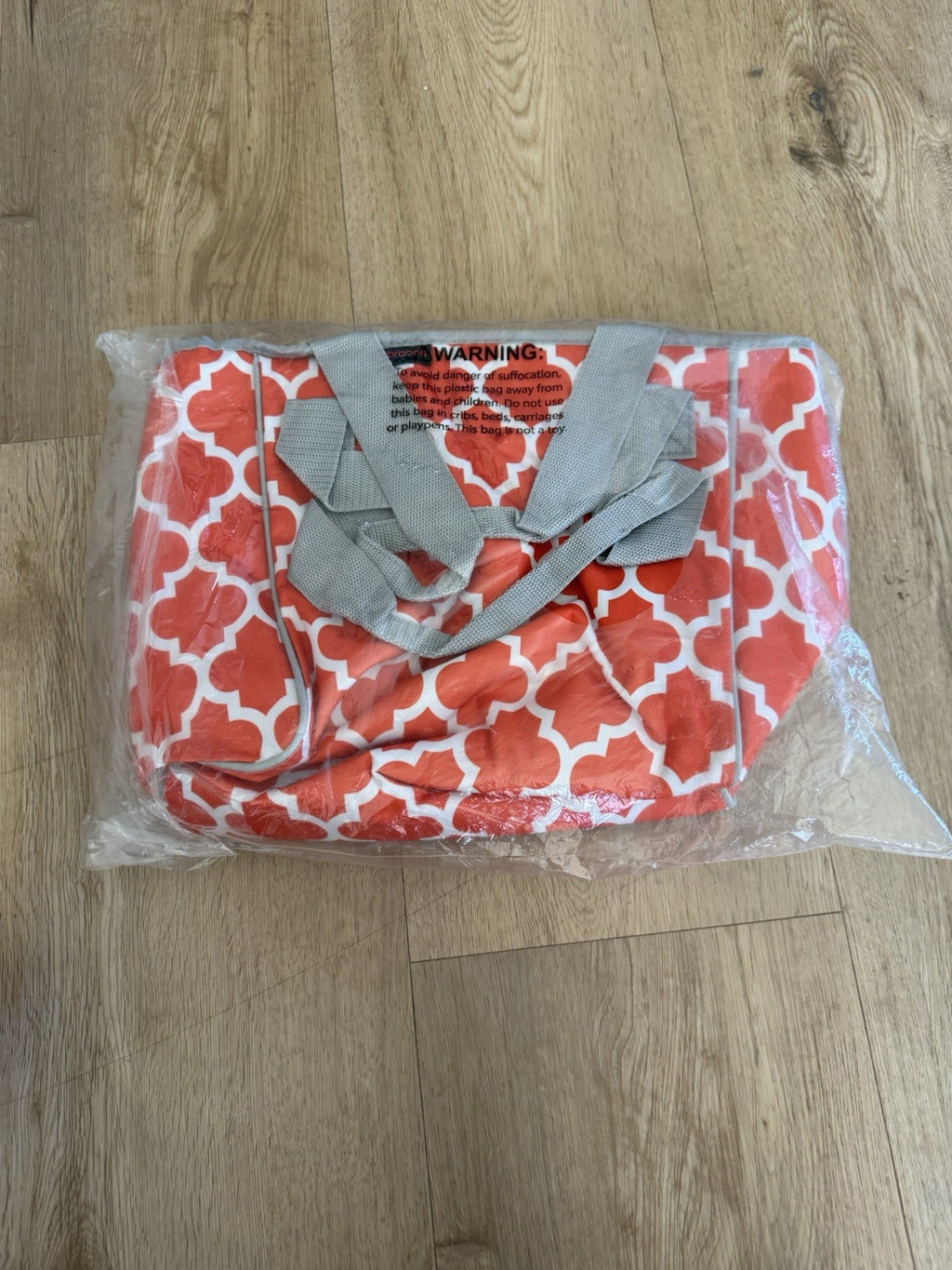 Denver Broncos NFL Orange Striped Insulated Cooler Lunch Box Bag NIP1
