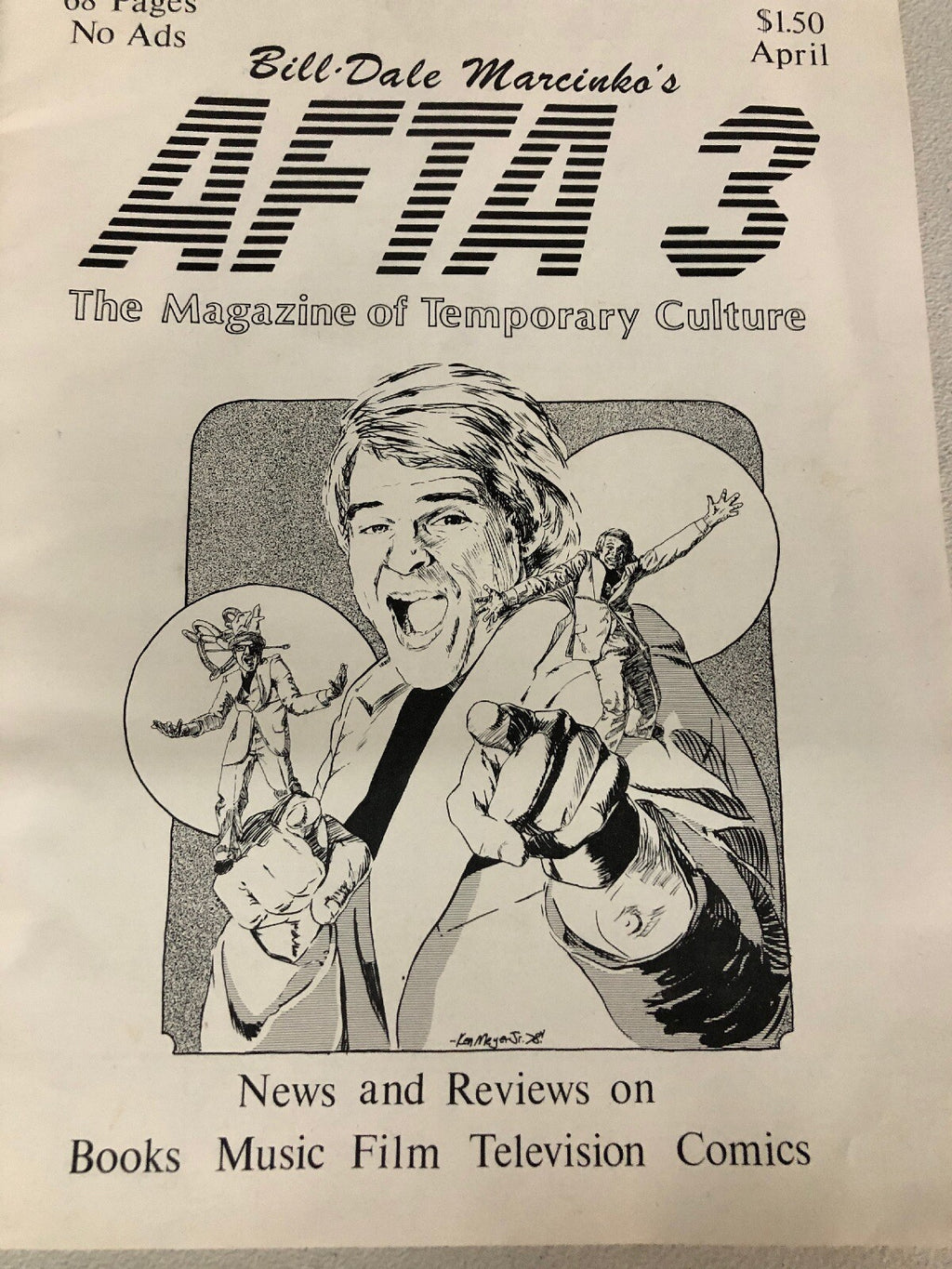 Bill-Dale Marcinko's AFTA #3, The Magazine of Temporary Culture,  April 19791