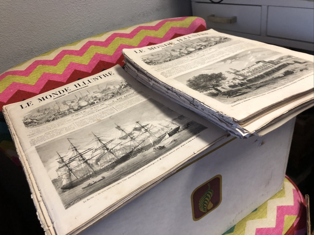 Le Monde Illustre Journal Hebdomadaire 1864-68 Lot Of 55 Issues Civil War Era8