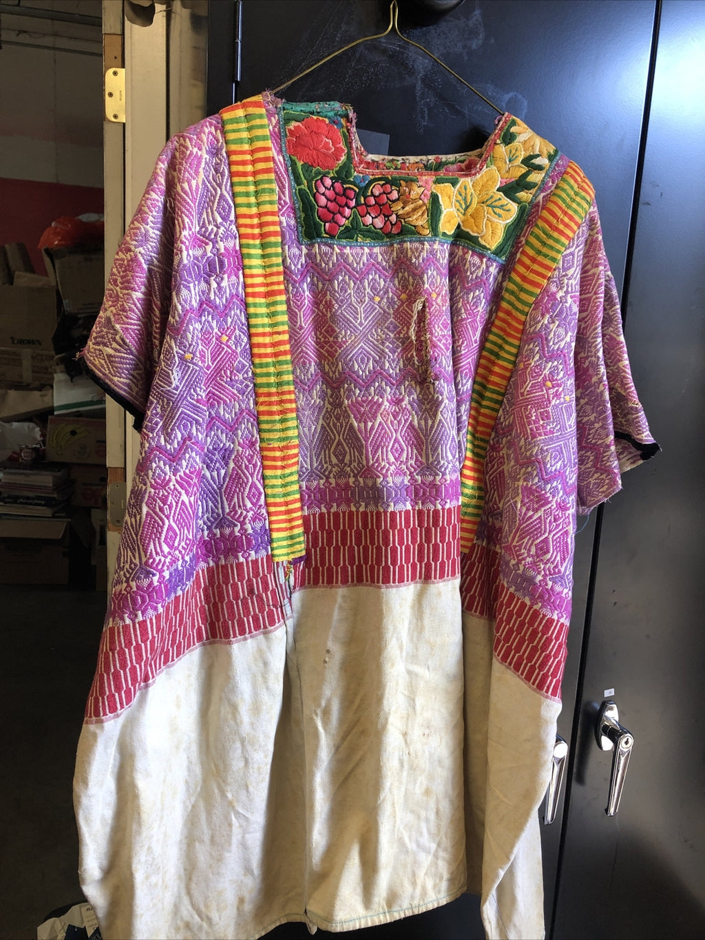 Vintage Hippie Woodstock Handmade Dress Pancho Grateful Dead2