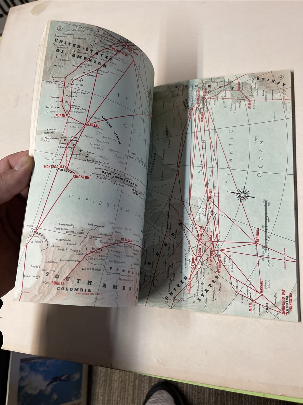 1962? BOAC Route Map Book British Air TIMETABLE SCHEDULE Brochure flight cover10