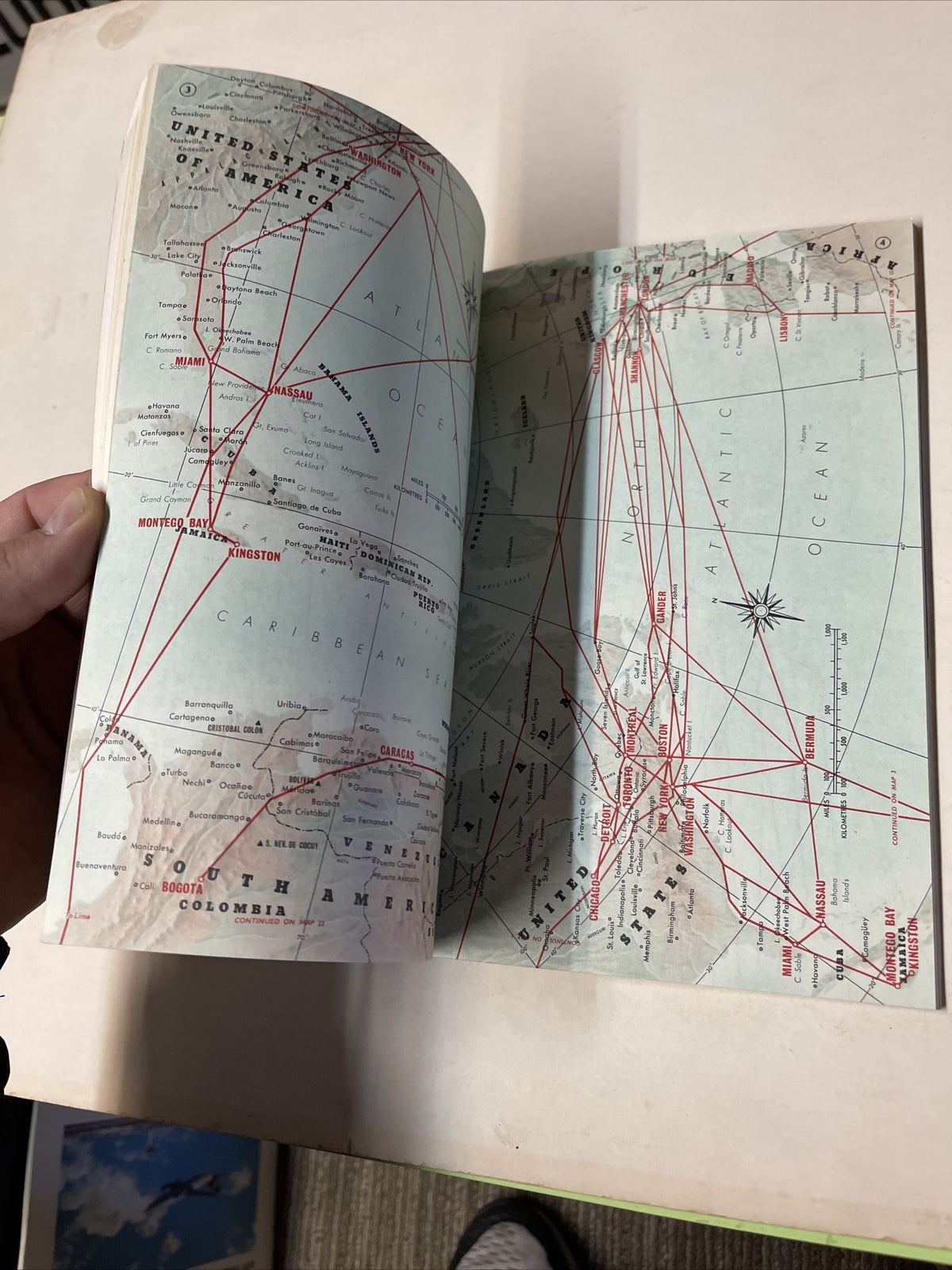 1962? BOAC Route Map Book British Air TIMETABLE SCHEDULE Brochure flight cover10