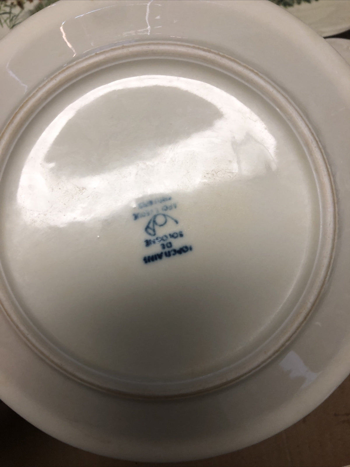 Lot Of 4 PORCELAINE DE SOLOGNE Salad Plates 8”5