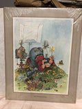 Vintage “The Photographer” Art print by Gary Patterson  14” X 11”0