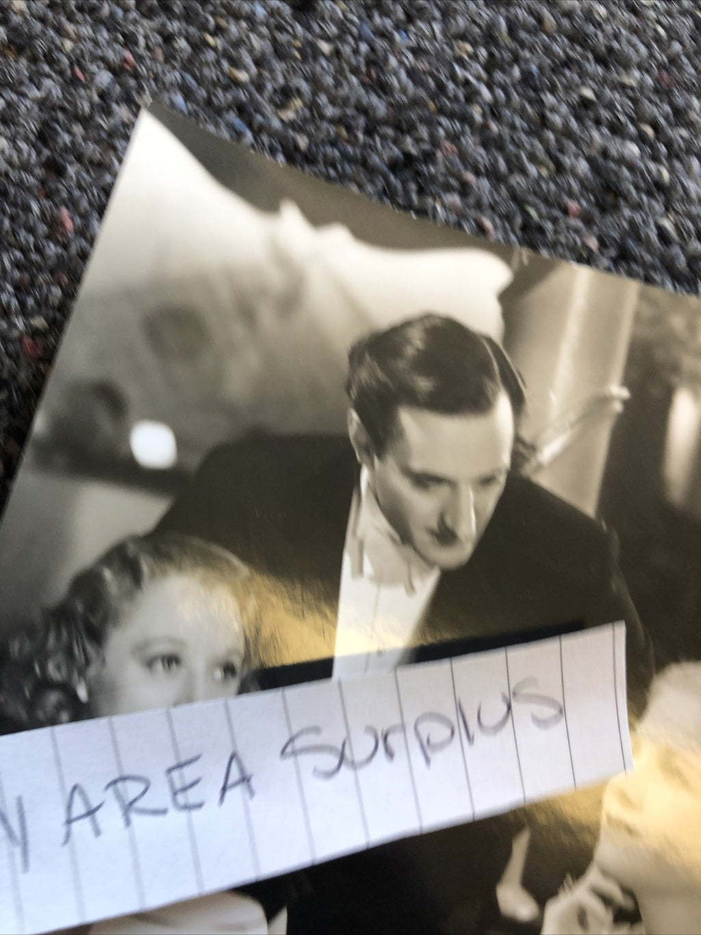 RARE Original Photo Of Ann Harding & Basil Rathbone 7.5”x6” Candid Shot4
