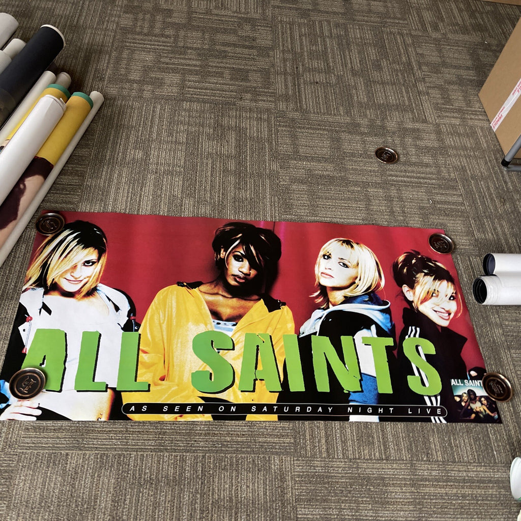 1998 ALL SAINTS MUSIC ALL SAINTS Record Store Promo Poster 24” X 48” #361