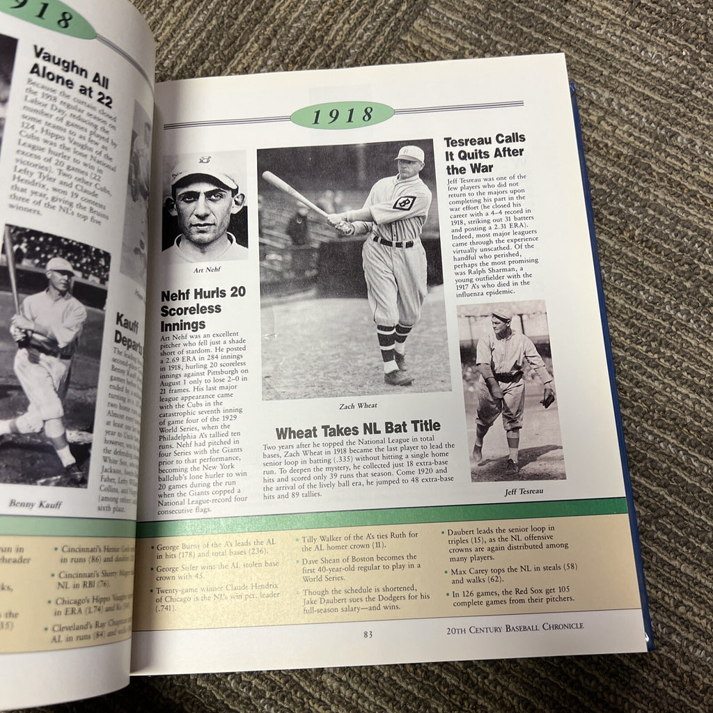 20th CENTURY BASEBALL CHRONICLE 1993 UPDATED VERSION COLLECTORS EDITION Vintage1