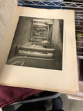LARGE ANTIQUE GERMAN ILLUSTRATED BOOK Photographs 1926 Alte Innenraume0